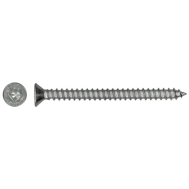 Hillman SS FH Sq Sheet Metal Screws #6 x 3/4-in 6/Pk