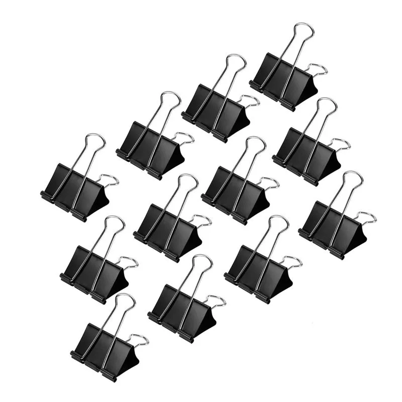 Clipes De Papel Binder Amazon Basics Small 144 Unidades X12