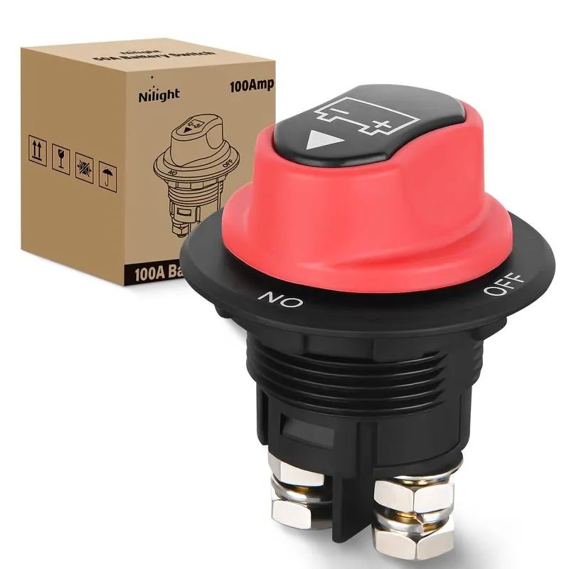 Interruptor De Desconexão Da Bateria Nilight 100a 12v-48v À Prova D'água