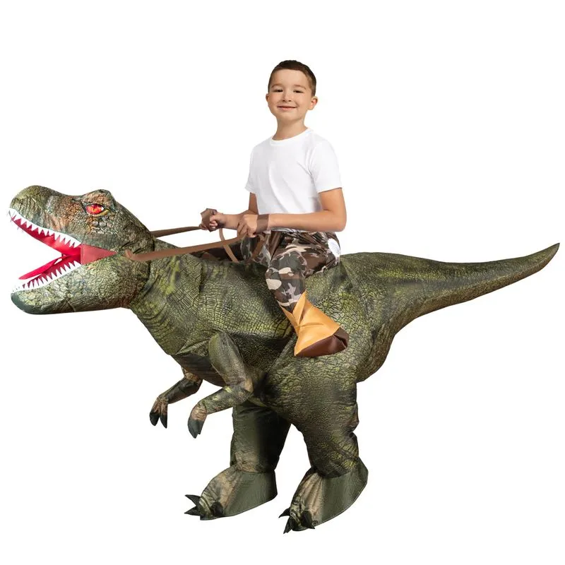 Traje Inflável Spooktacular Creations T-rex Para Crianças
