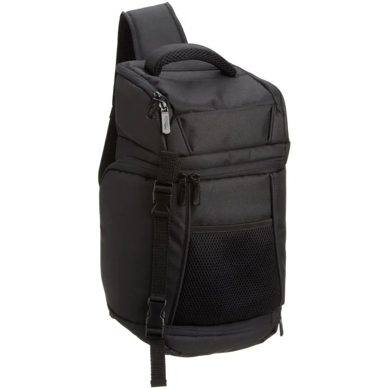 Mochila Camera Sling Amazon Basics Preta 23,5x19x40cm