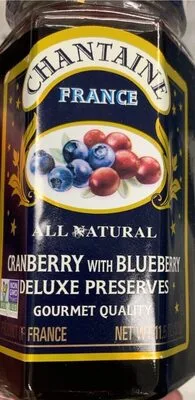 Cranberry with blueberry deluxe preserves