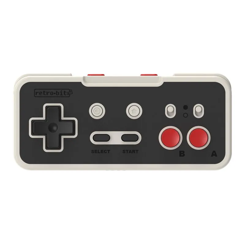 Controlador Sem Fio Retro-bit Origin 8 De 2,4 Ghz — Para Nes Original, Pc/windows, Macos, Dispositivos Usb E Nintendo Switch Online — Classic Grey