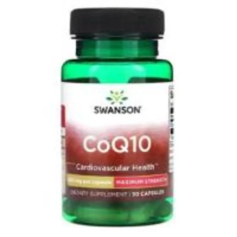 Suplemento Swanson, CoQ-10, Coenzyma Q-10, Potência Máxima, 200 mg, 30 Softgel-Importado