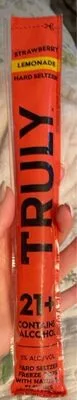 Truly strawberry lemonade freezer pop