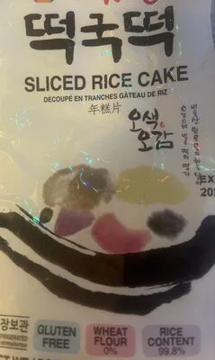 Sliced rice cake