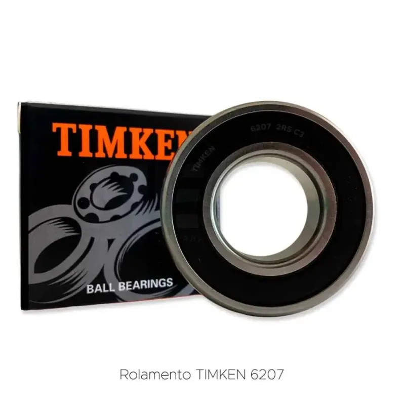 Rolamento Rígido de Esferas TIMKEN 6207-2RS-C3 35x72x17 mm