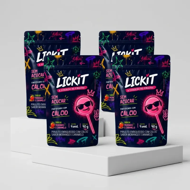 LICKIT Combo Cálcio - 4 unidades