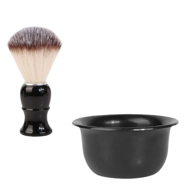 Homens Barbear Bigode Escova Tigela De Barbear Espuma Rápida Barbear