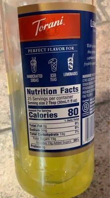 Lemon syrup