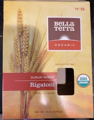 Durum wheat rigatoni