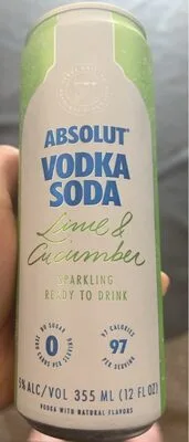 Absolut Vodka Soda
