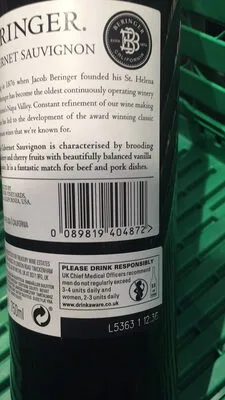 Beringer Cab Sauv 75cl