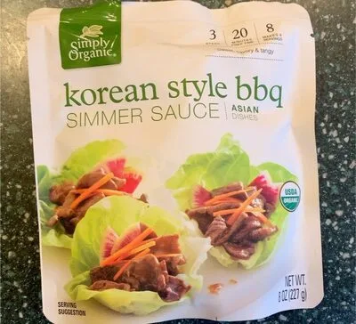 Korean style bbq simmer sauce