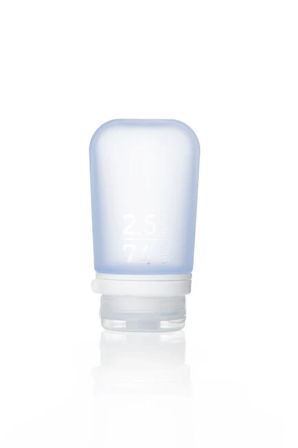 Humangear GoToob+ silikonska putna boca/posuda 74 ml, plava