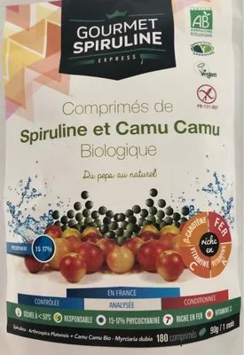 Comprimés de spiruline et camu camu