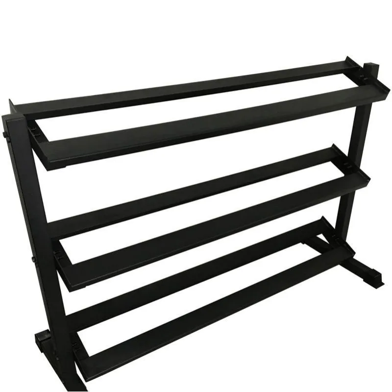 Suporte para 10 Pares de Halteres Dumbbells 3 Prateleiras