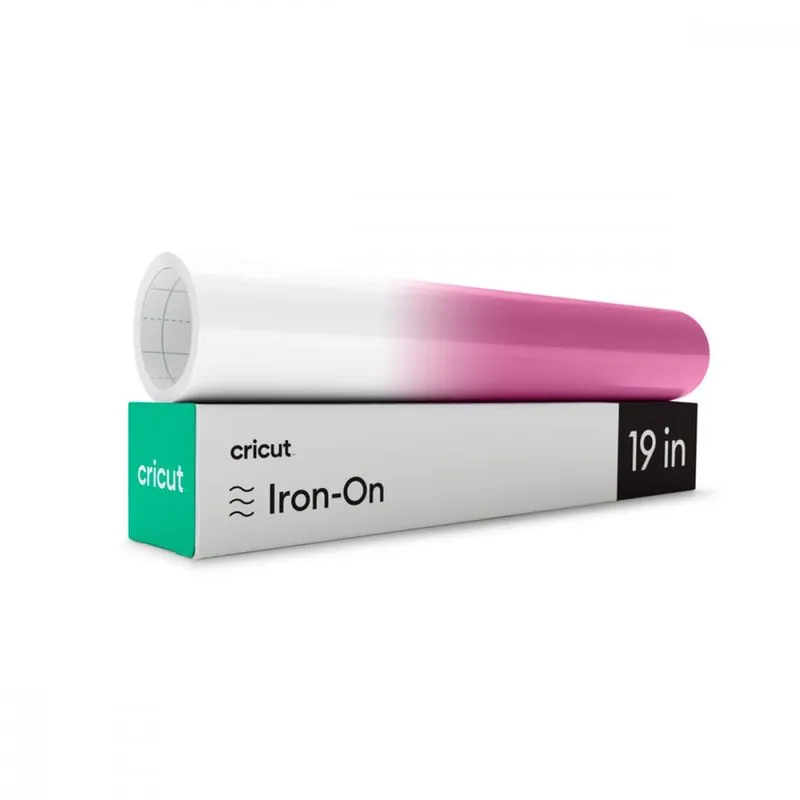 Vinil Termocolante Cricut com Mudança de Cor uv 30,5 cm x 48 cm - Rosa