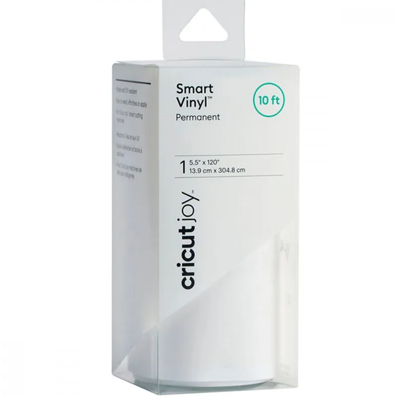 Cricut Joy Smart Permanent Vinyl Value Roll (10 Ft) - White