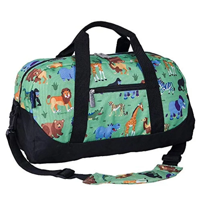Wildkin Kids Overnighter Duffel Bag Para Meninos E Meninas, Tamanho De Carry-on E Perfeito Para Prática Pós-escola Ou Viagem Durante A Noi
