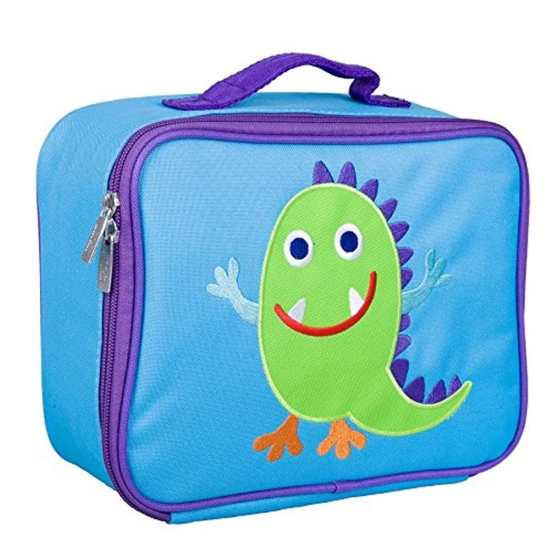 Wildkin Kids Isolado Lancheira Bordada Para Meninos E Meninas, Tamanho Perfeito Para Embalar Lanches Quentes Ou Frios Para A Escola &amp; Viagen