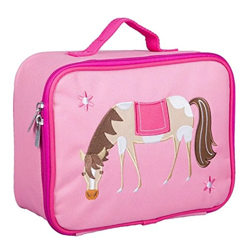 Wildkin Kids Isolado Lanche Bordado Saco De Lanche Para Meninos E Meninas, Tamanho Perfeito Para Embalar Lanches Quentes Ou Frios Para A Esc