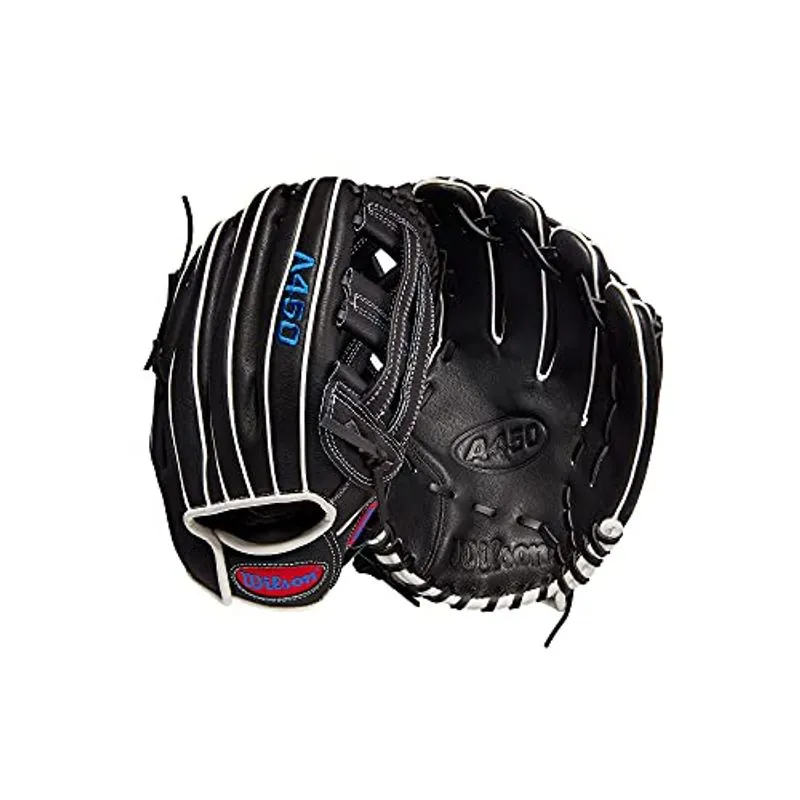 Wilson Unissex Adolescente 12" Luva De Beisebol, Preto/branco, 12 Eua