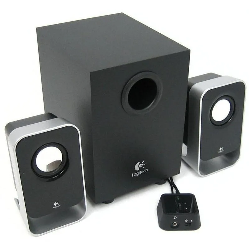 Caixa de Som - 2.1 - Logitech LS21 - Preta - 980-000058