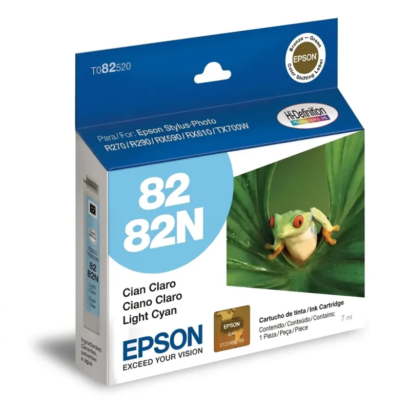 Cartucho Tinta Epson Original 82 82N T082220 Ciano