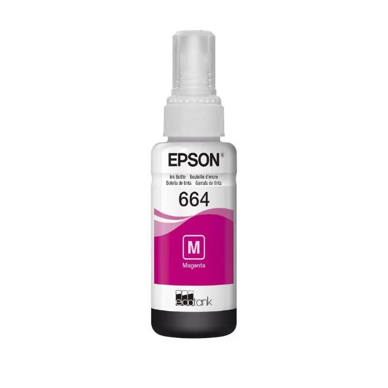Garrafa de Tinta Epson 664 T664320AL Magenta