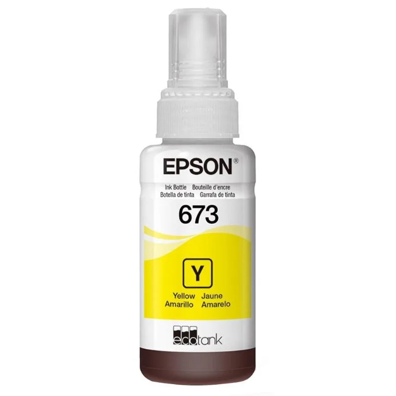 Garrafa de Tinta Epson T673 T673420-AL Amarelo
