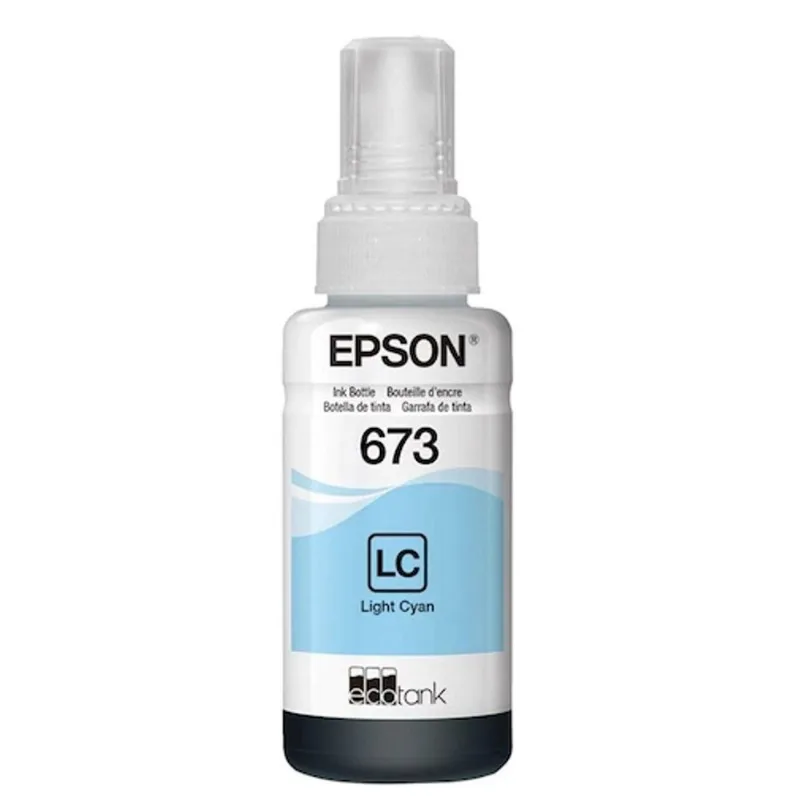 Garrafa de Tinta Epson T673 T673520-AL Ciano Claro