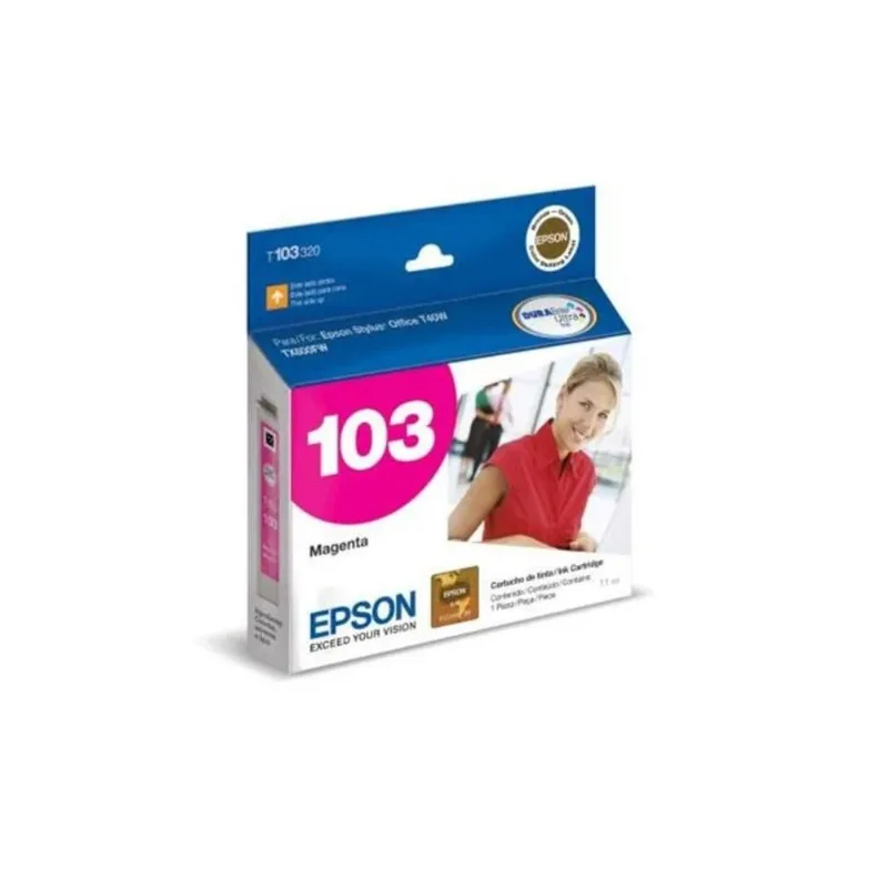 Cartucho De Tinta Epson T103 T1032 T103320 | Magenta Tx550fw Tx600fw T40w T1110