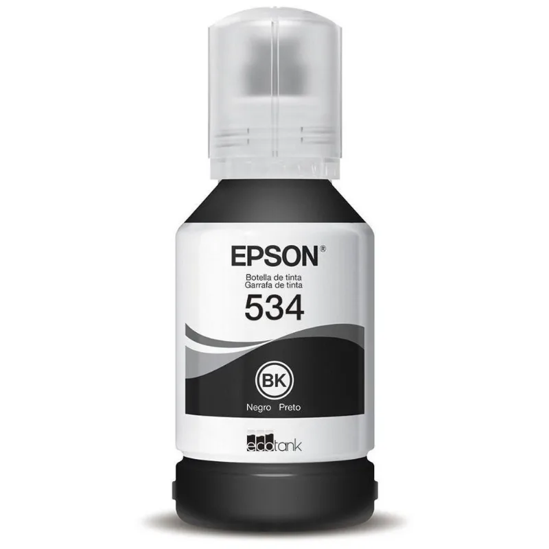 Garrafa de Tinta Epson T534 T534120-AL Preto