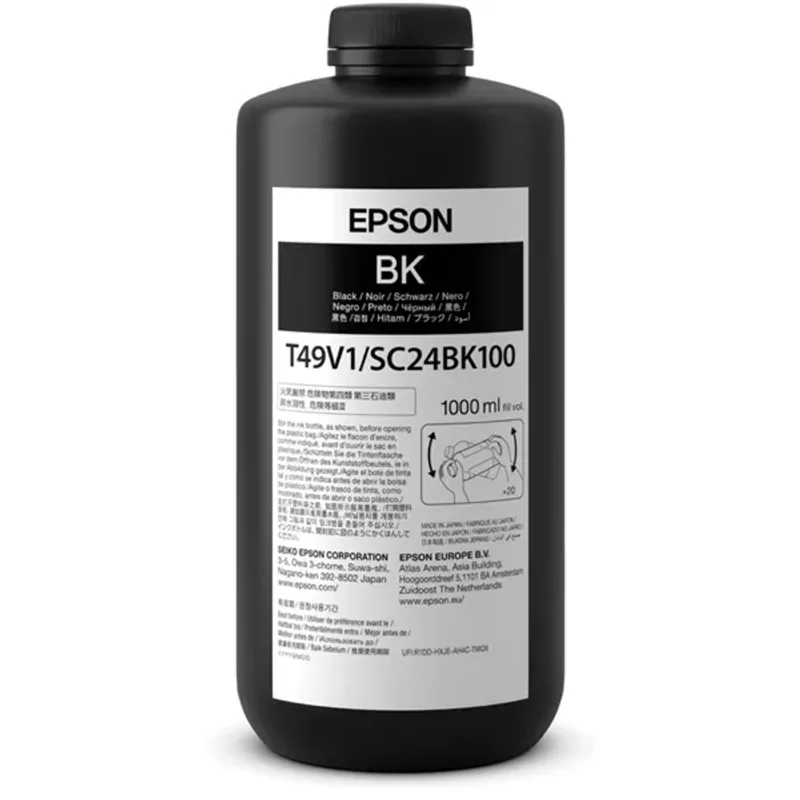 Tinta Epson T49v1 Ultrachrome Uv Black 1000 Ml