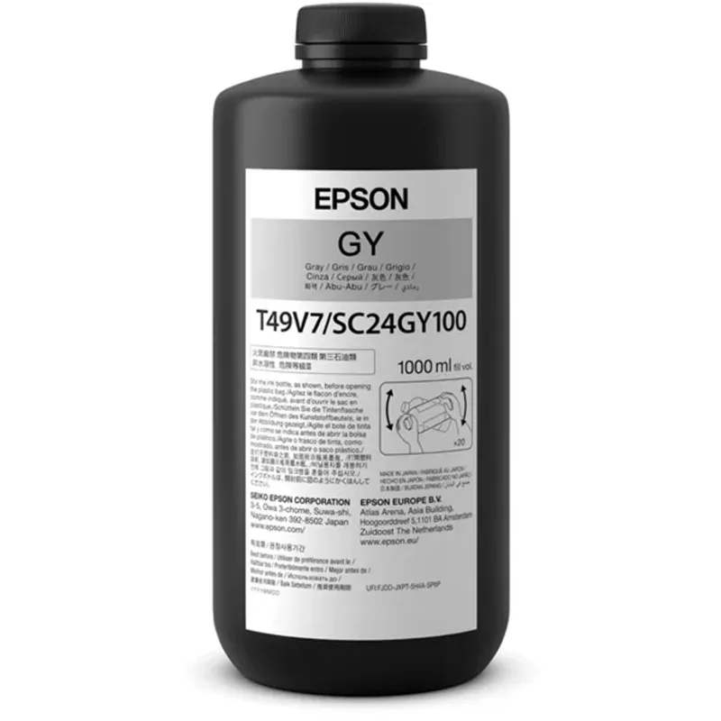 Tinta Epson T49v07 Ultrachrome Uv Gray 1000 Ml