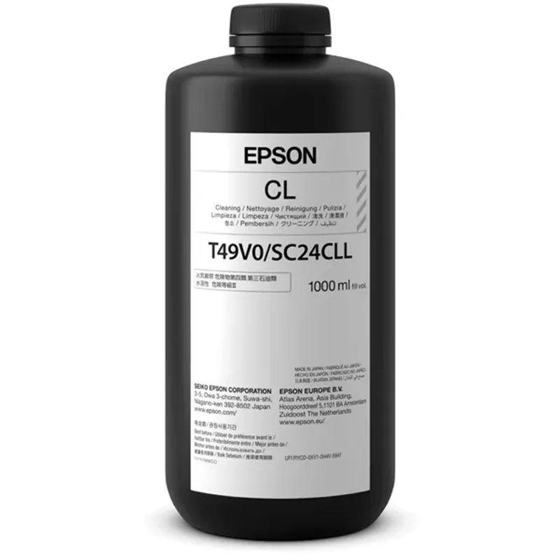 Tinta Epson T49v0 Ultrachrome Uv Líquido De Limpeza - 1000 Ml