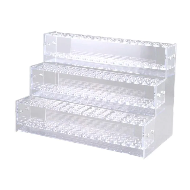Suporte De Exibição De Caneta Transparente Com Vários Slots Simples Para Marcadores