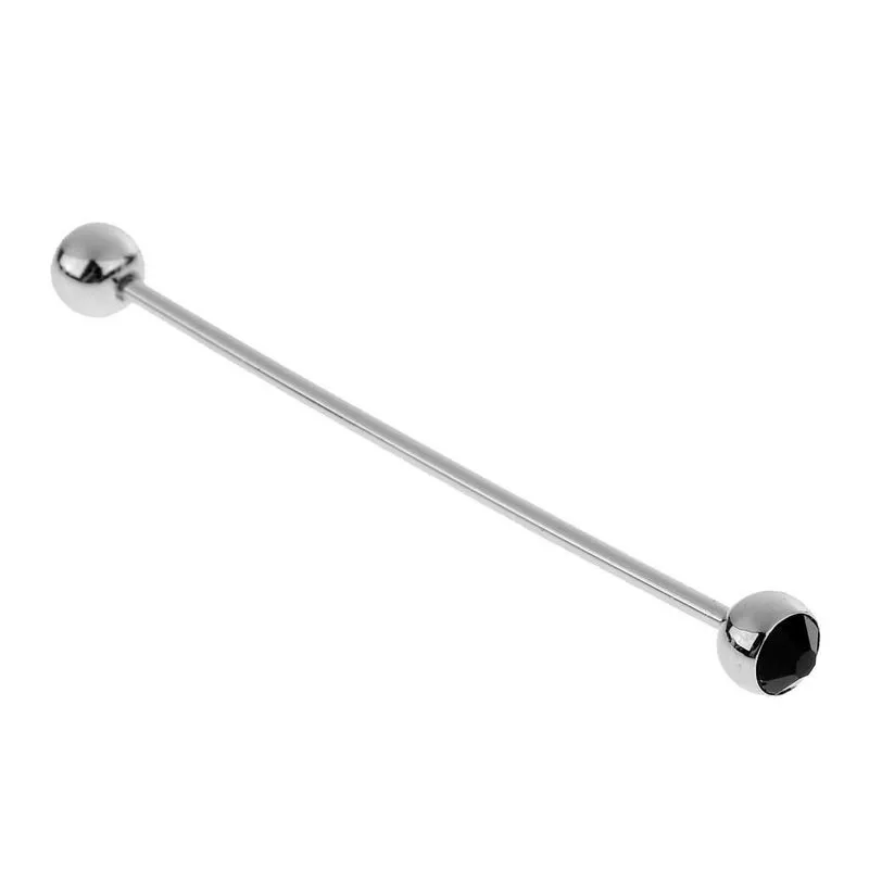 Crystal Shirt Collar Clip Bar Pin Clip Tie Broche Homem