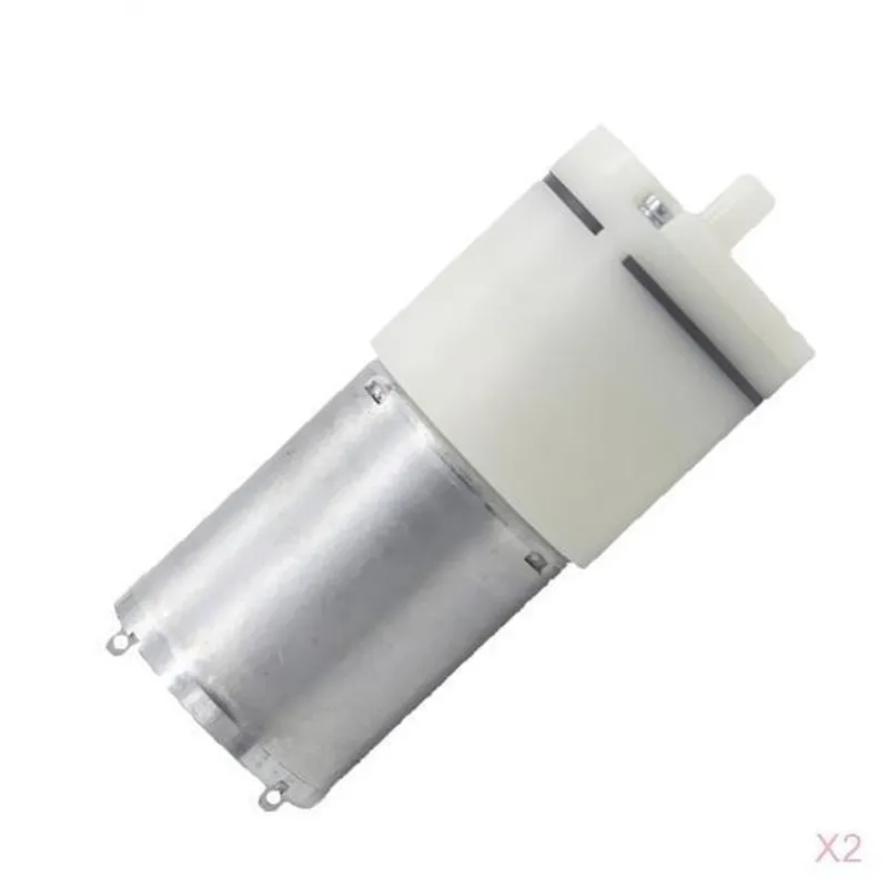 2pç 370 Micro Dc Motor Da Bomba De Ar 3-6v Dc 420ma Bomba De Oxigênio