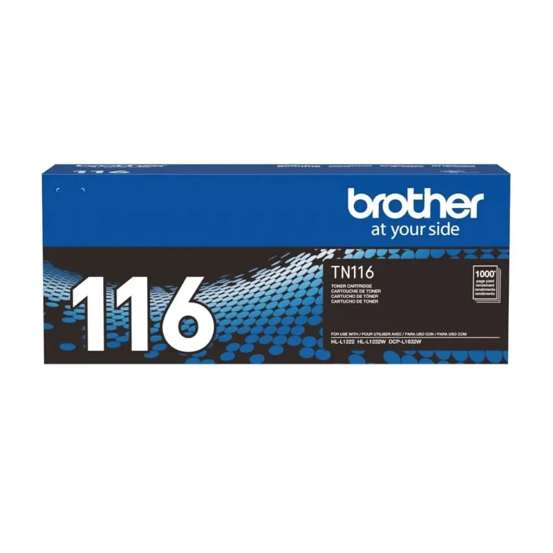 Toner Brother Tn116 Tn116br Tn-116 | Hl-l1222 Hl-l1222v Hl-l1232w Hl-l1232wv Dcp-l1632