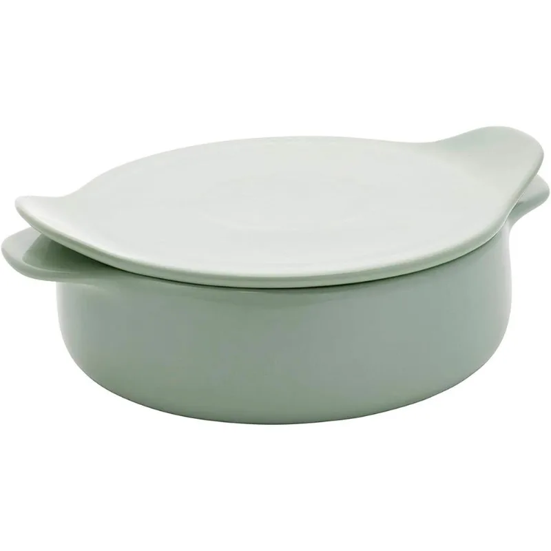 Forma de Cerâmica Redonda Pistache Com Tampa KitchenAid