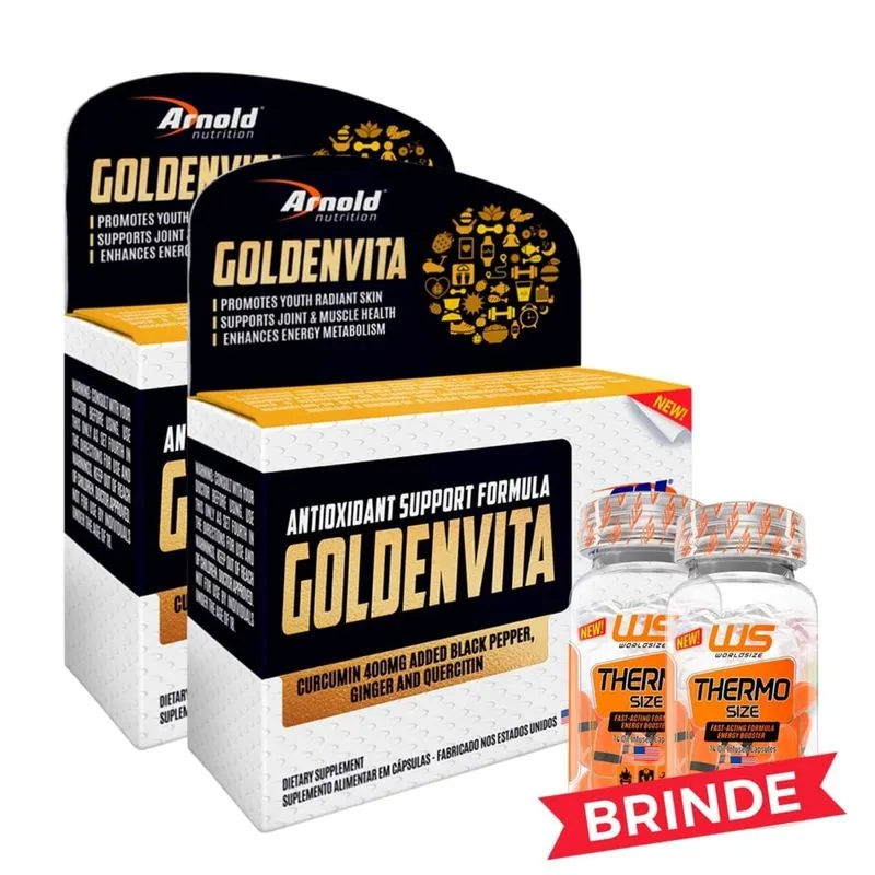 Goldenvita Arnold Nutrition 60 Cápsulas - Leve 2 Pague 1
