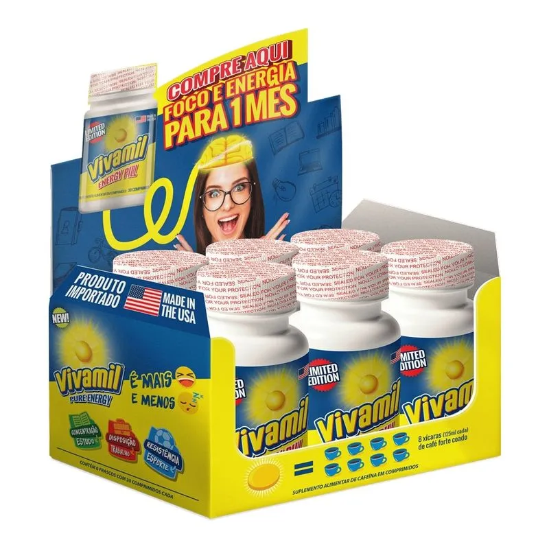 Vivamil Display 6 Frascos com 30 comprimidos