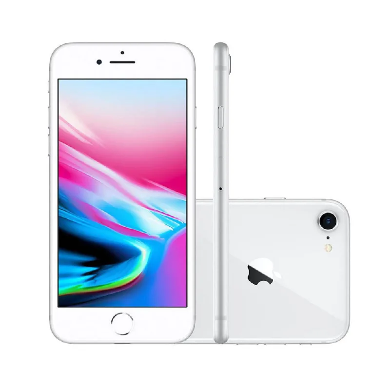 Iphone 8 Plus 128GB 4G Tela 5,5 Câmera Dupla 12MP Selfie 7MP 2 Chips iOS 12