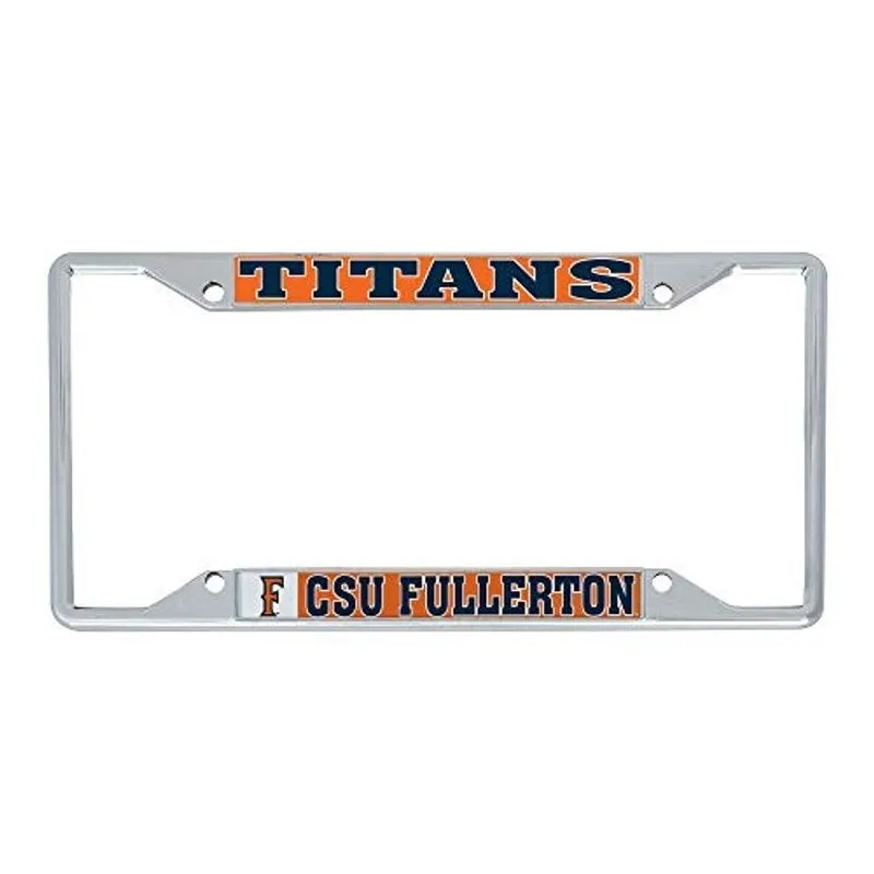 Desert Cactus Cal State University Fullerton Califórnia csuf Titans Metal Placa de Licença Frame para a frente ou para trás do carro oficialmente licenciado (Mascote)
