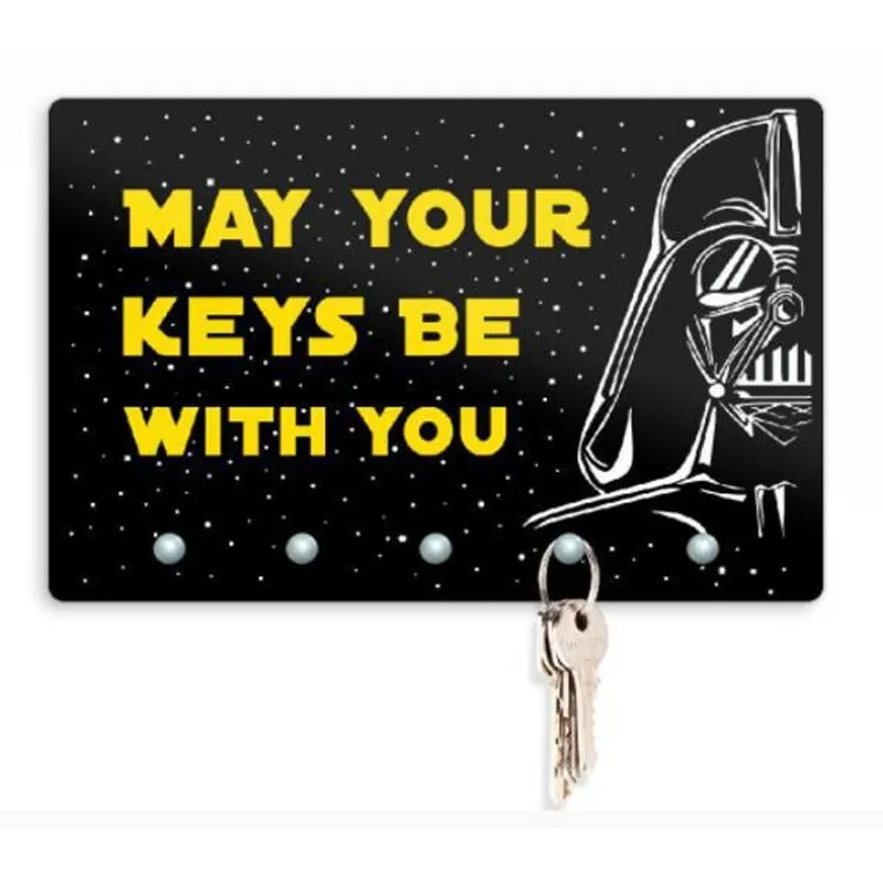Porta Chaves Darth Keys 20X13 Star Wars Dark Vader - Beek