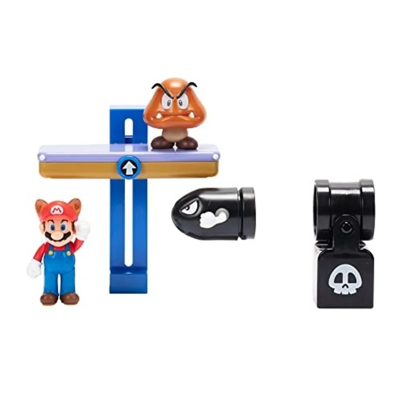 Super Mario Nintendo 2.5 Switchback Hill Diorama Set, Preto