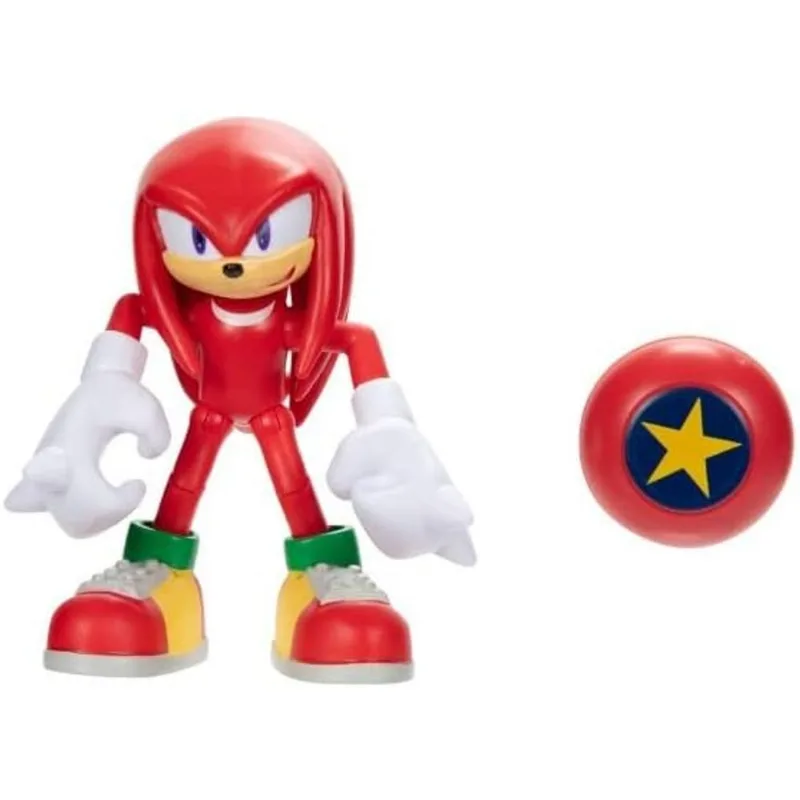 Sonic - Boneco Articulado - Knuckles com Acessório - Sunny