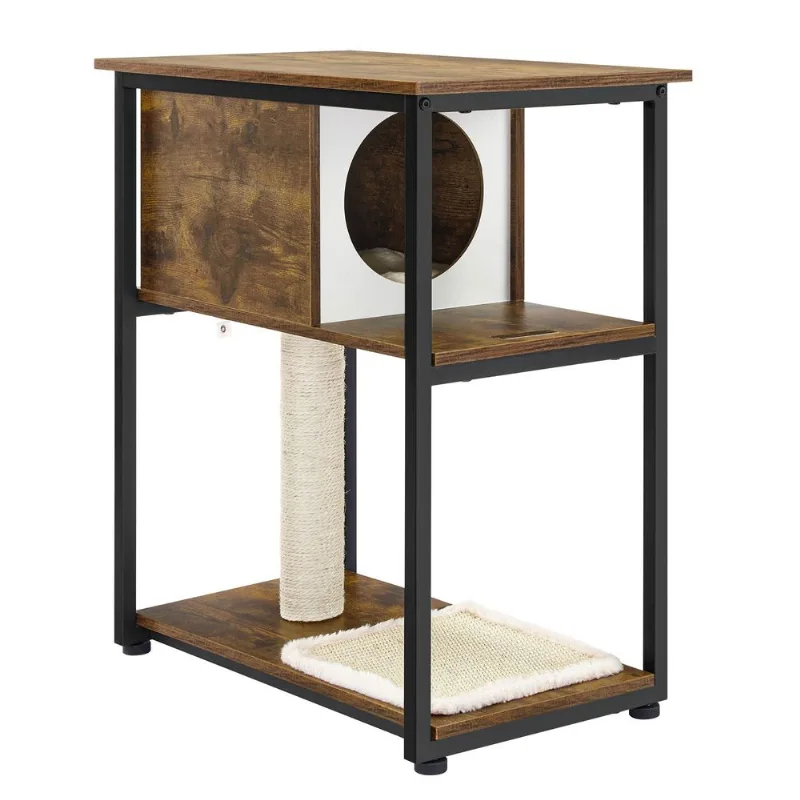 Cat Tree Feandrea Cat Tower Com Arranhador E Mesa Final
